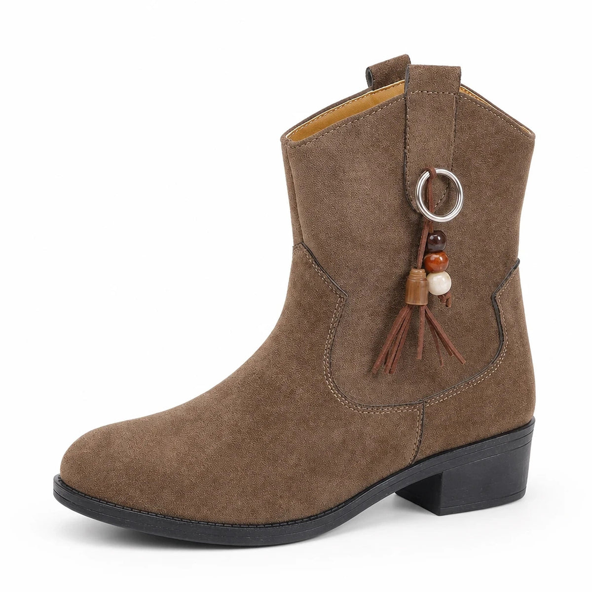 Botines Mujer Ante Western