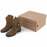 Botines Mujer Ante Western