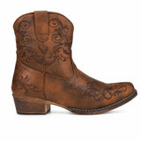 Botines Mujer Western Grabados