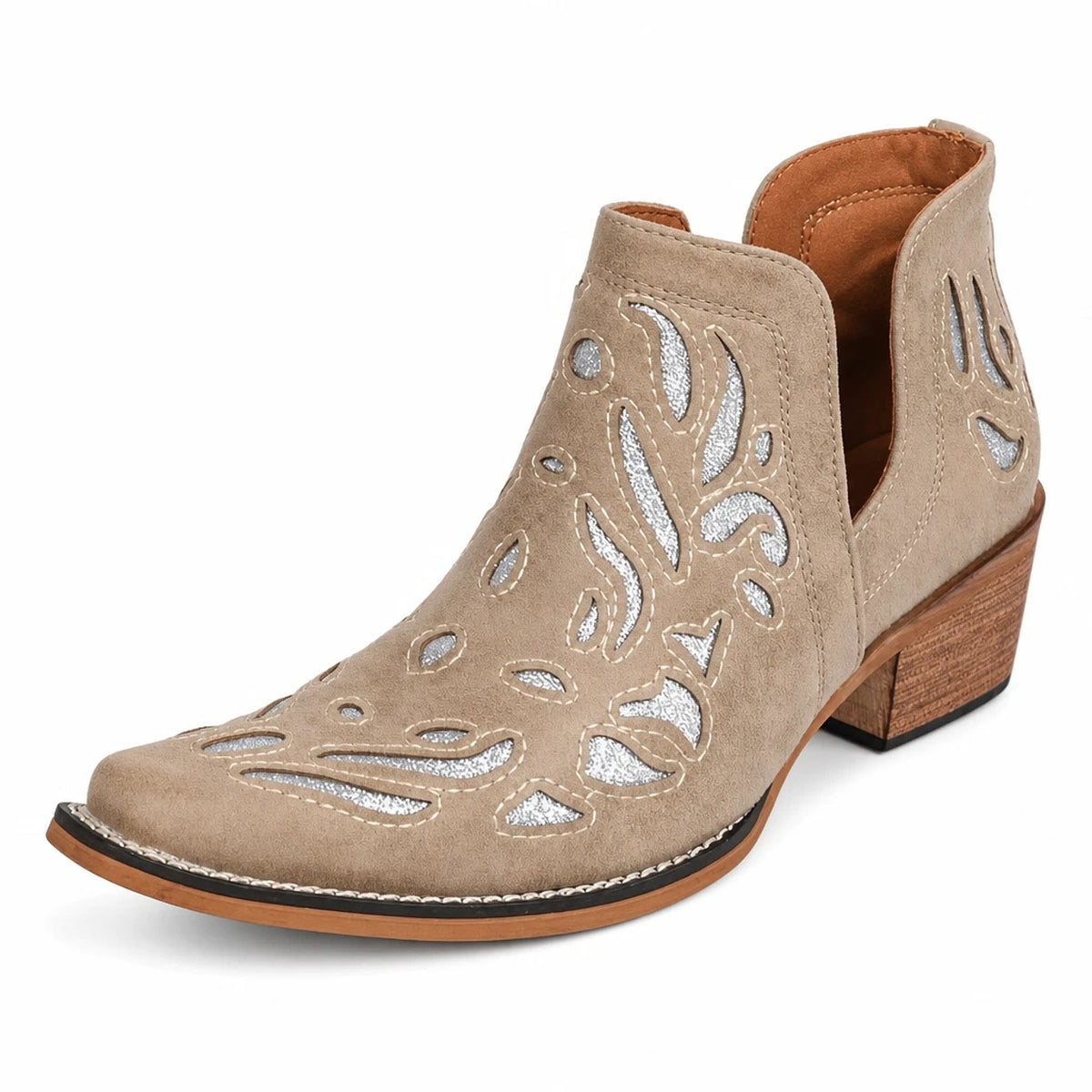 Botines Mujer Western Punta Fina