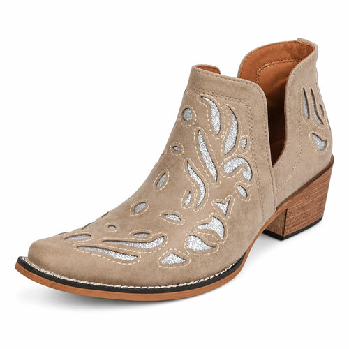 Botines Mujer Western Punta Fina