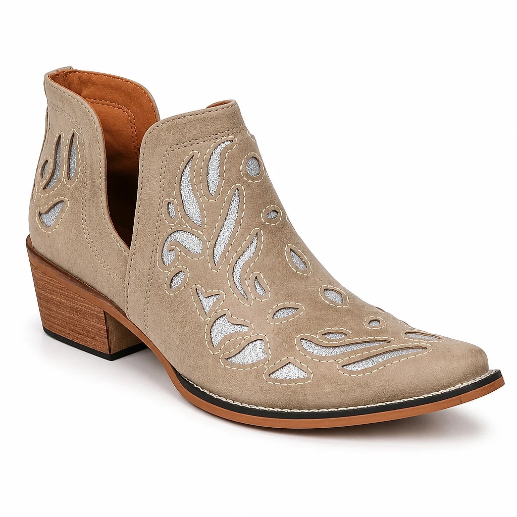 Botines Mujer Western Punta Fina