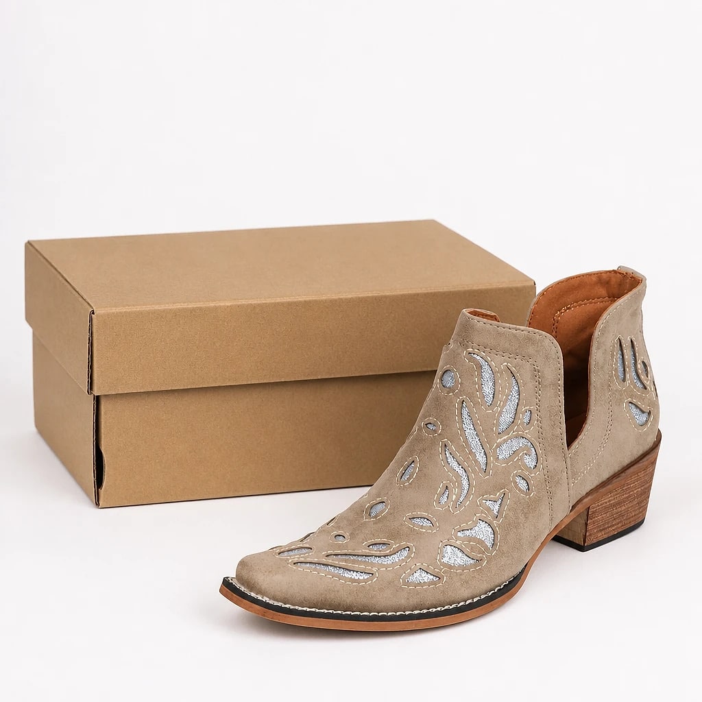 Botines Mujer Western Punta Fina