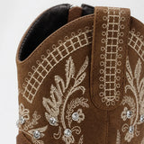 Botines Vaqueros Bordados Mujer