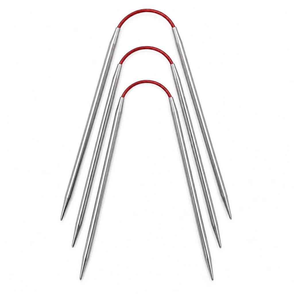 Agujas de Tejer Circulares, 3 Piezas