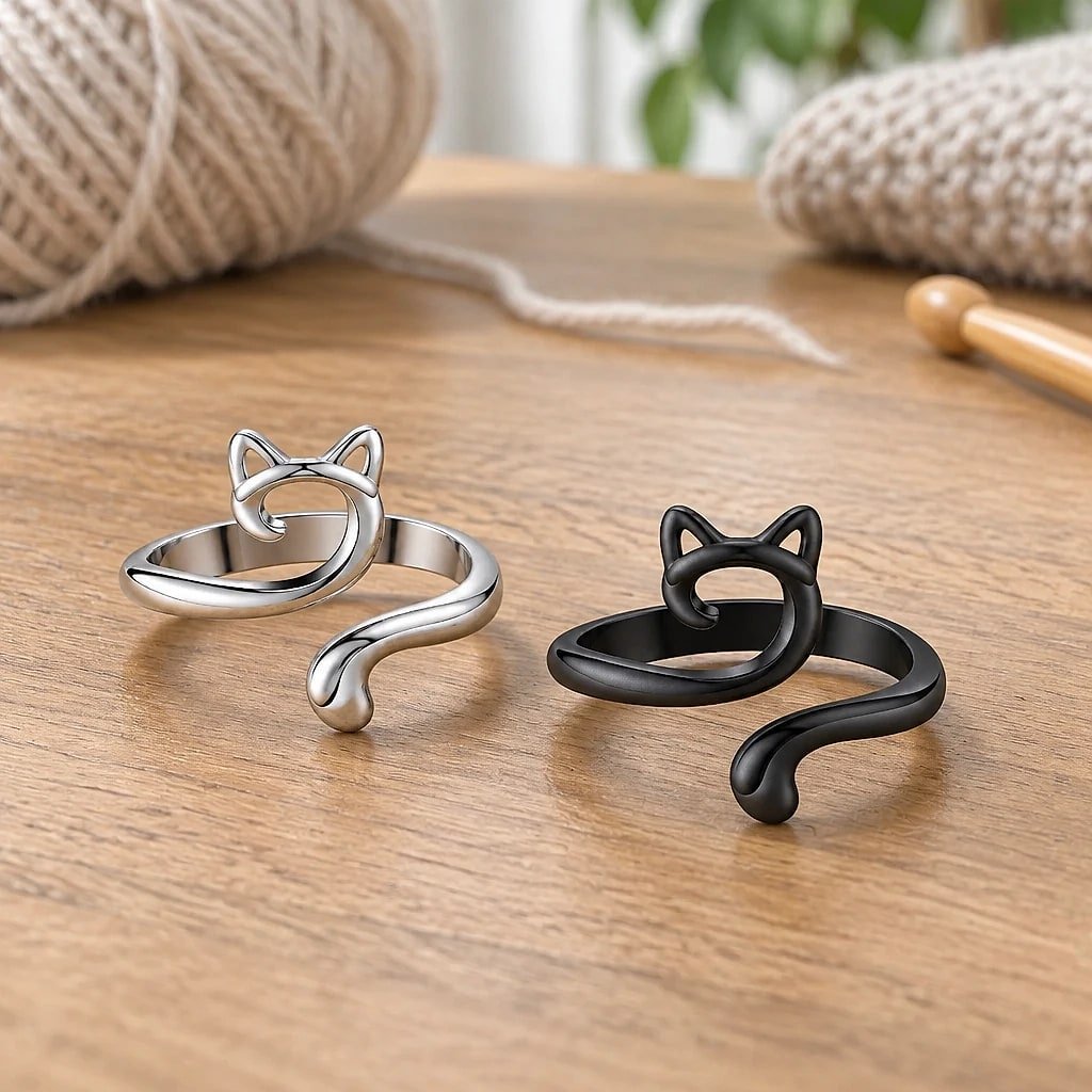 Anillo Guía Hilo para Tejer
