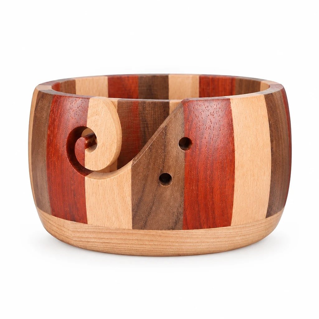 Bol de Madera para Lana