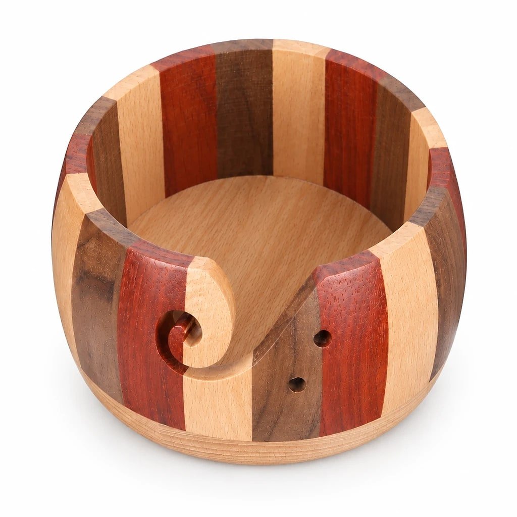 Bol de Madera para Lana
