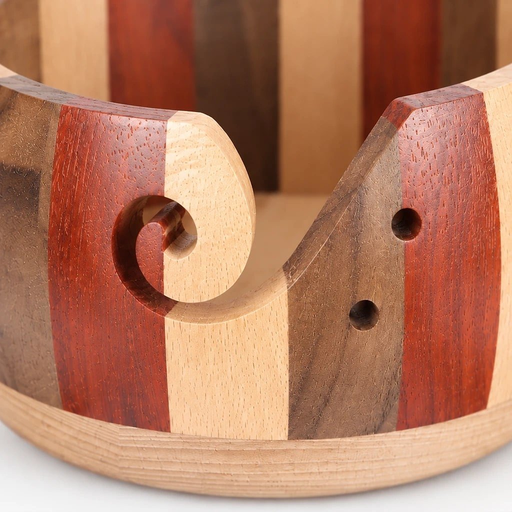 Bol de Madera para Lana