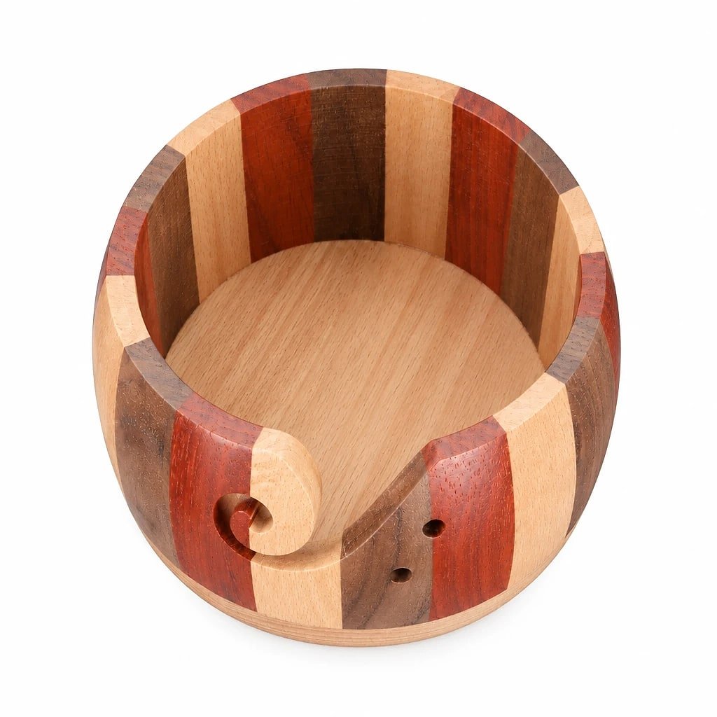 Bol de Madera para Lana