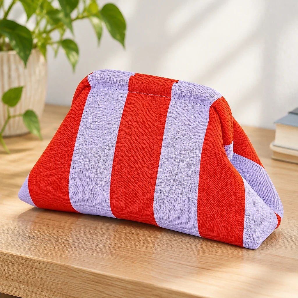 Bolsa de Playa Morado Rojizo