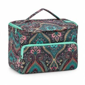 Bolsa de labores con estampado paisley