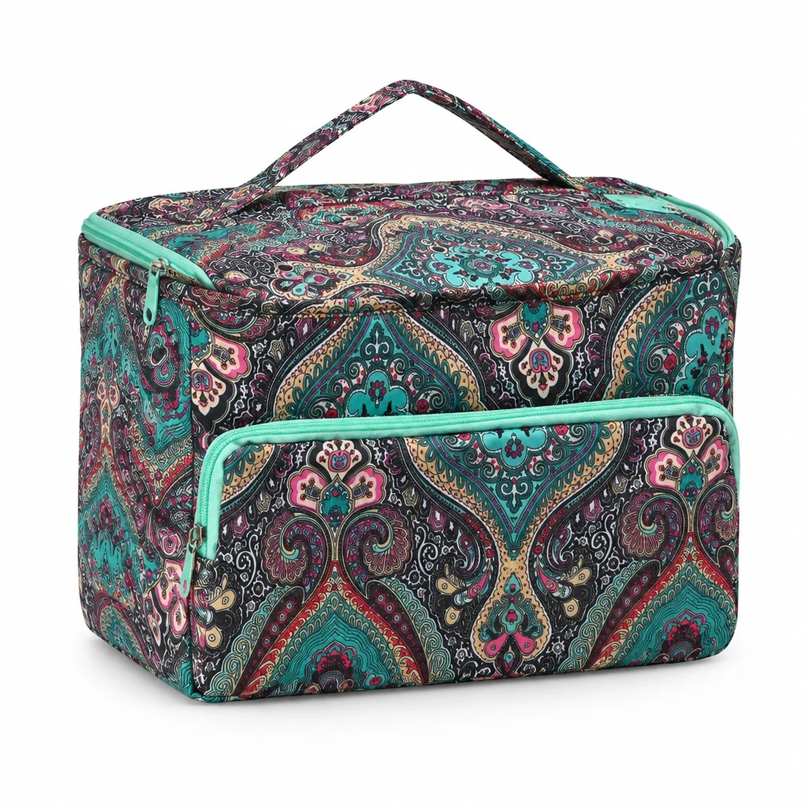 Bolsa de labores con estampado paisley