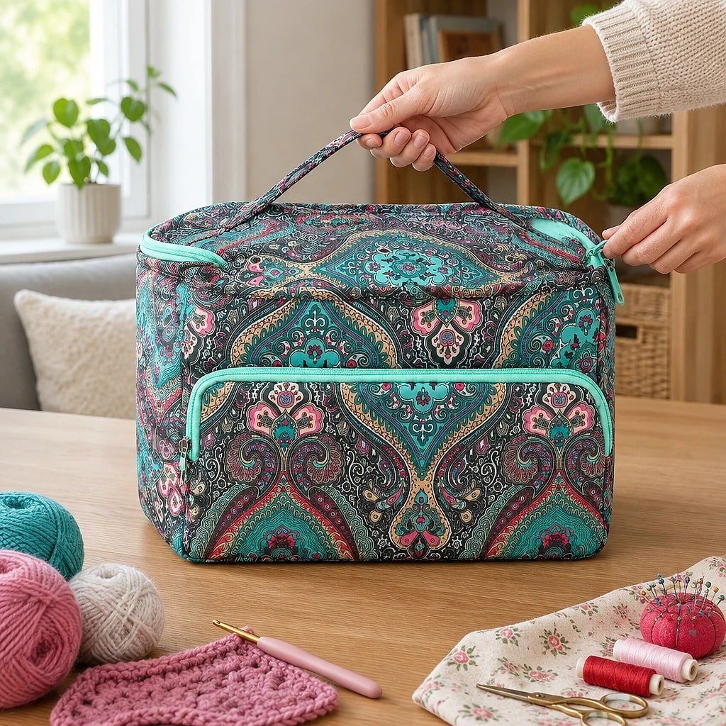 Bolsa Organizadora de Lana Roja