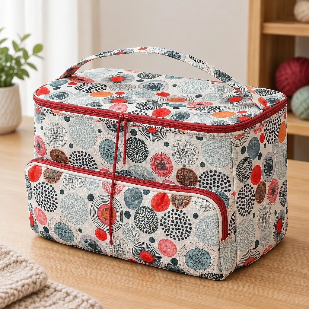Bolsa Organizadora de Lana Roja