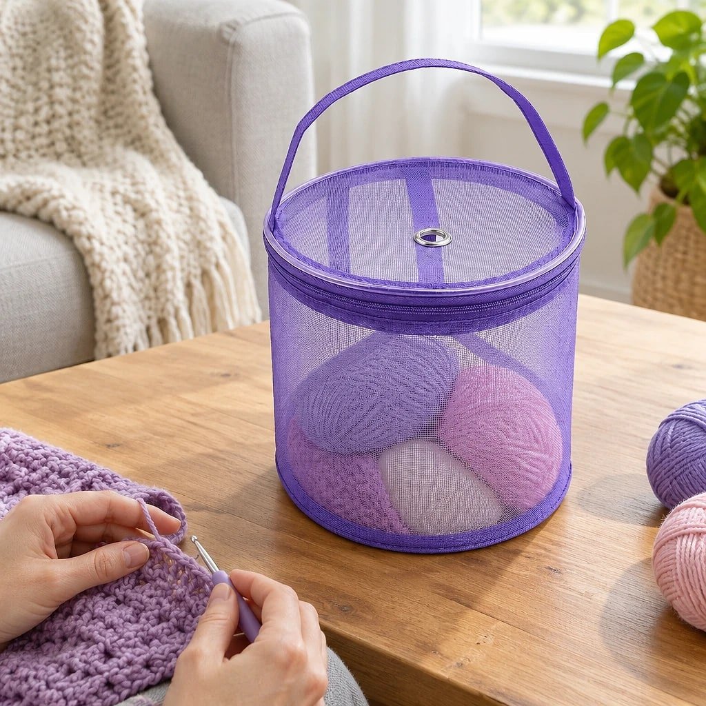 Bolsa Organizadora para Tejer