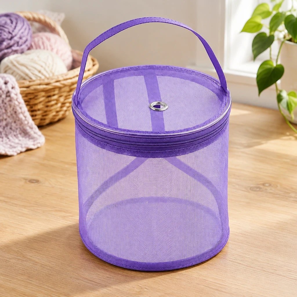 Bolsa Organizadora para Tejer