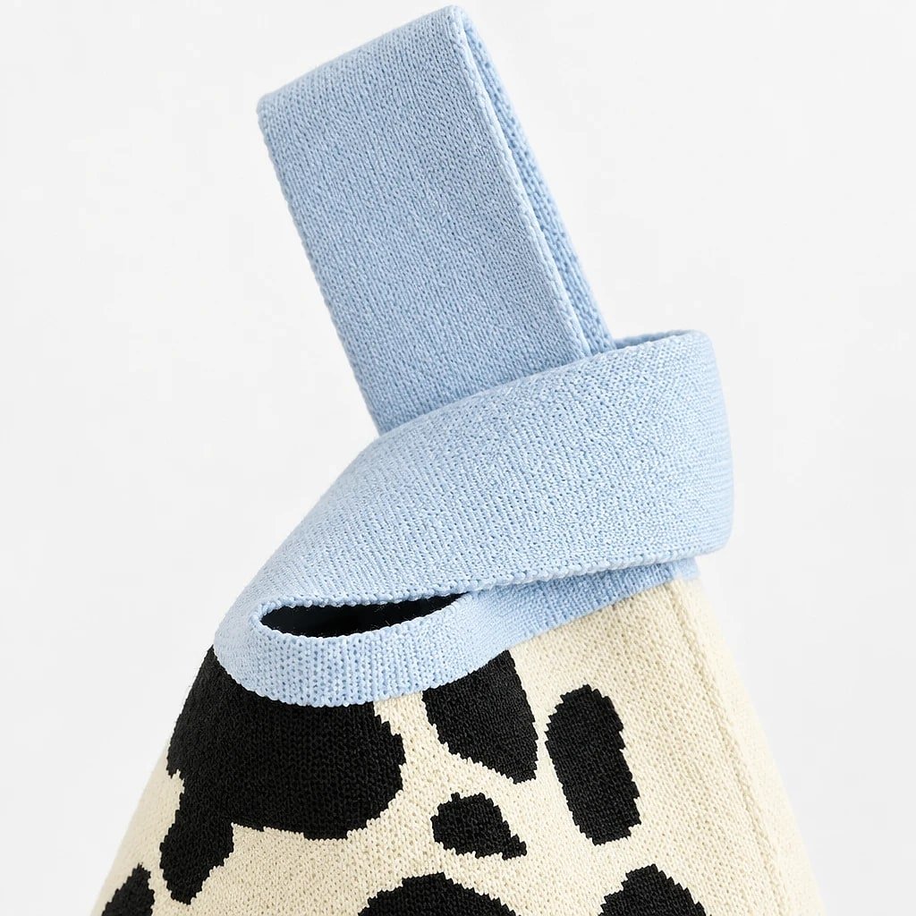 Bolso de Mano Bucket Tejido