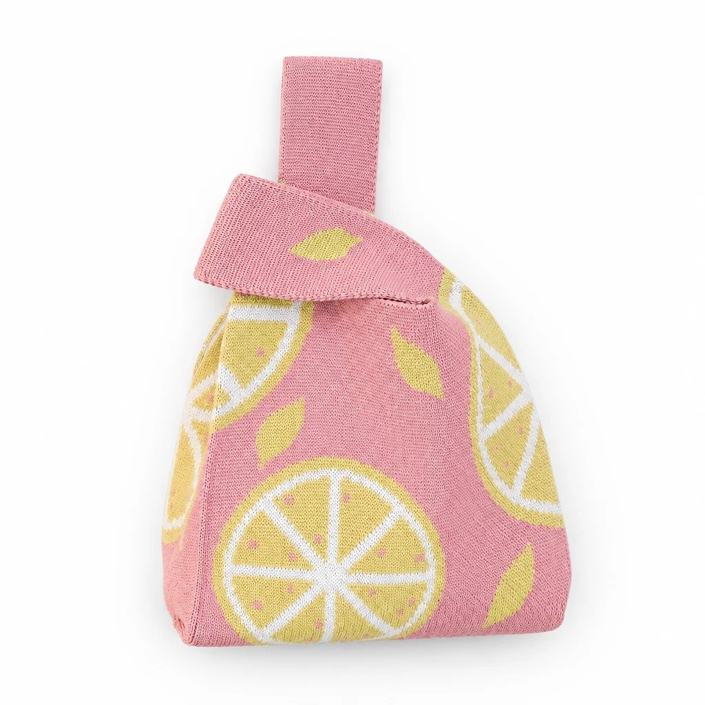 Bolso de Mano Punto Rosa