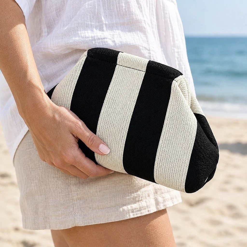 Bolso de Mano Rayas Verano