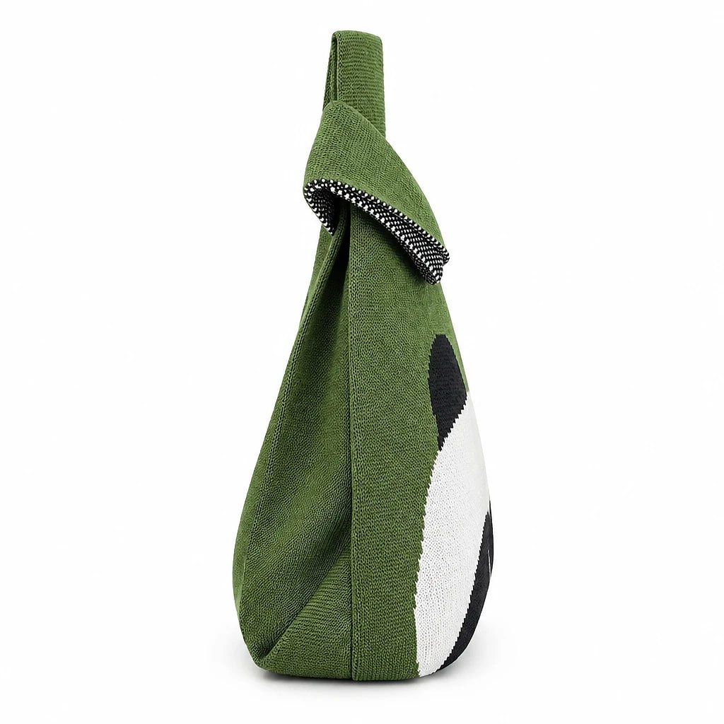 Bolso de Mano Tejido Panda