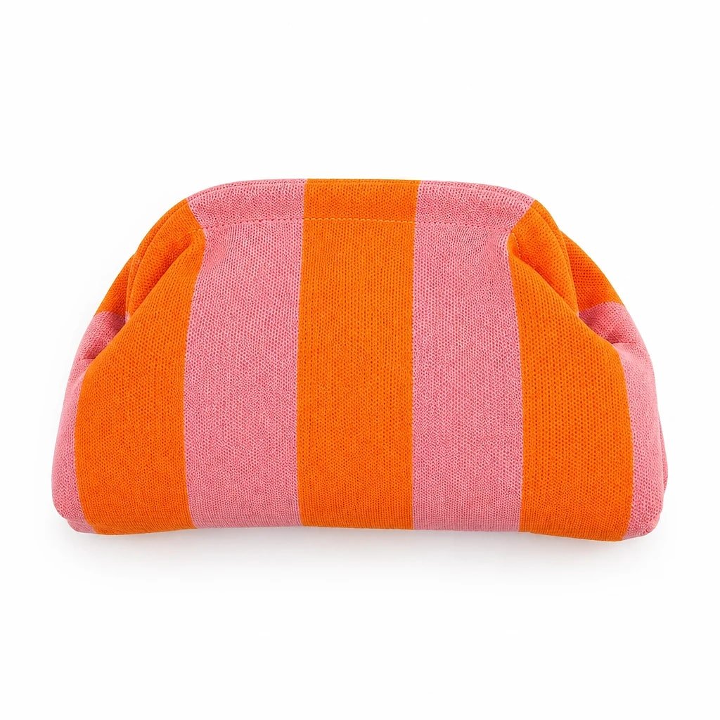 Bolso de Playa Mujer Naranja y Rosa