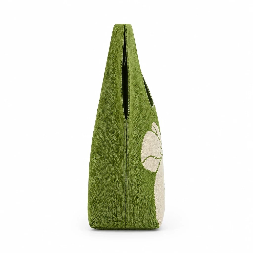 Bolso Tote Bucket de Punto Verde