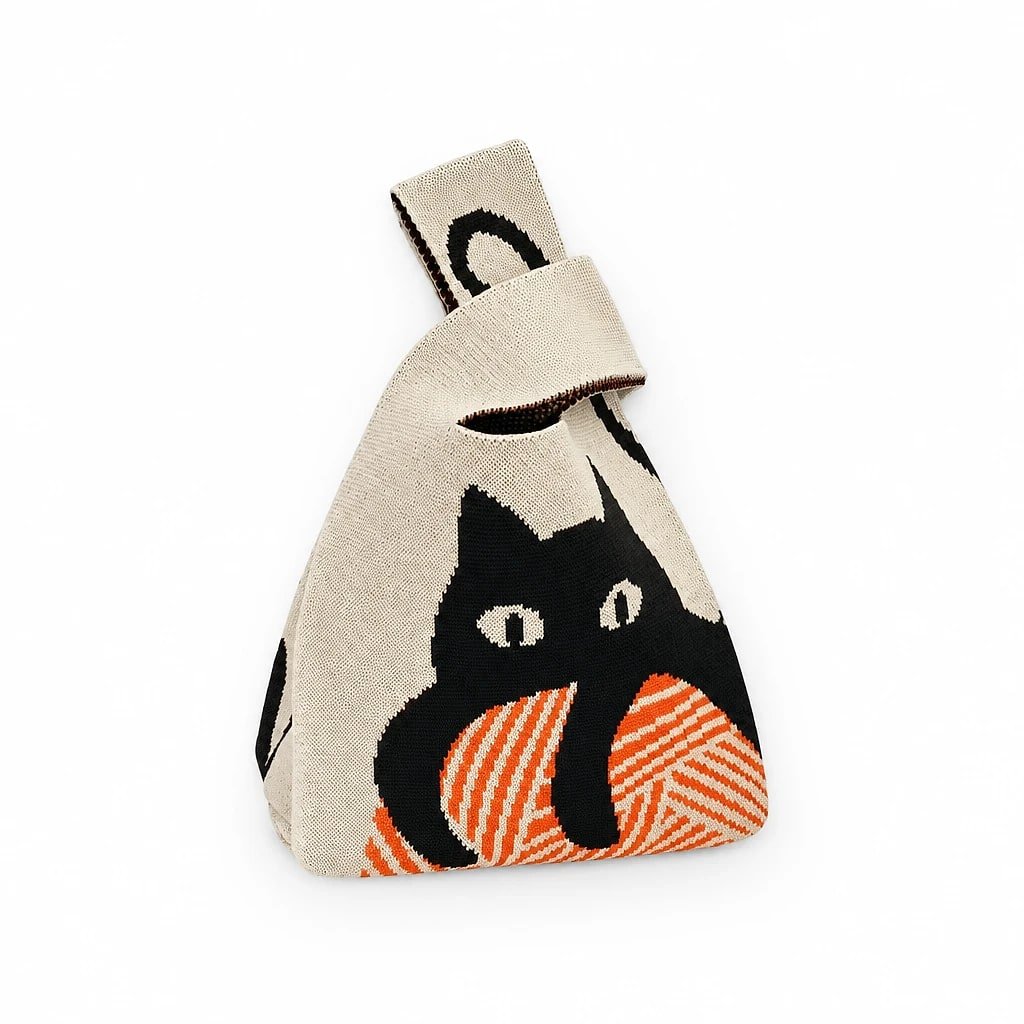 Bolso Tote Bucket Tejido Mujer