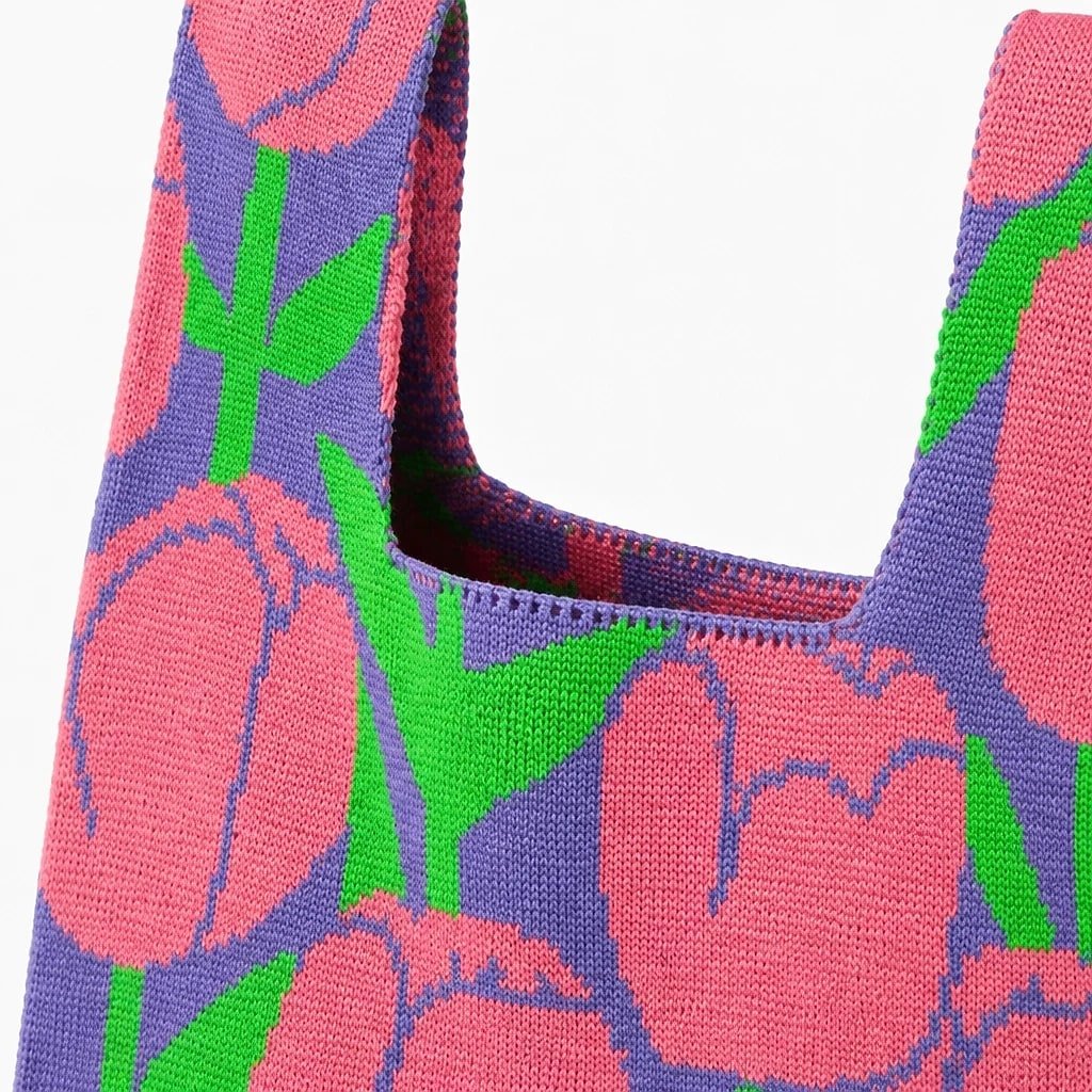 Bolso Tote Bucket Tulipanes