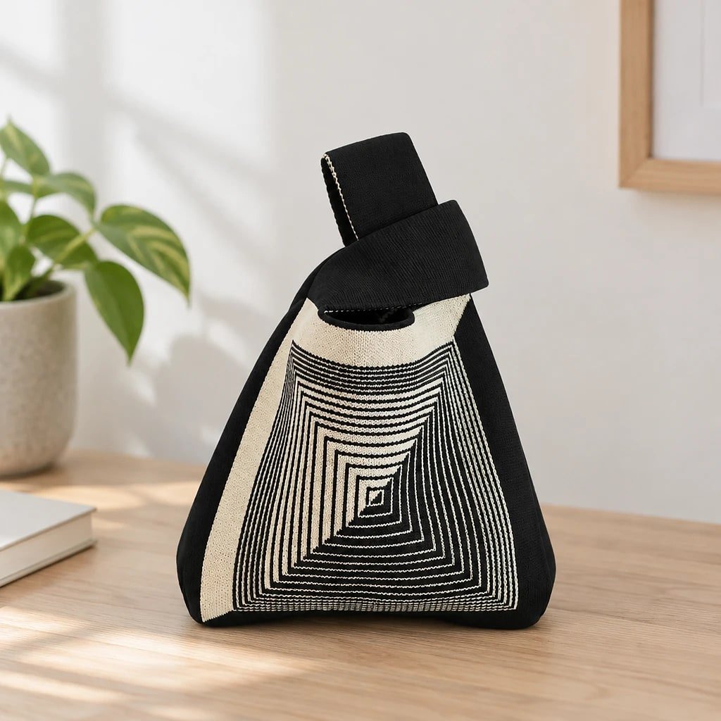 Bolso Tote Mini Bucket de Punto