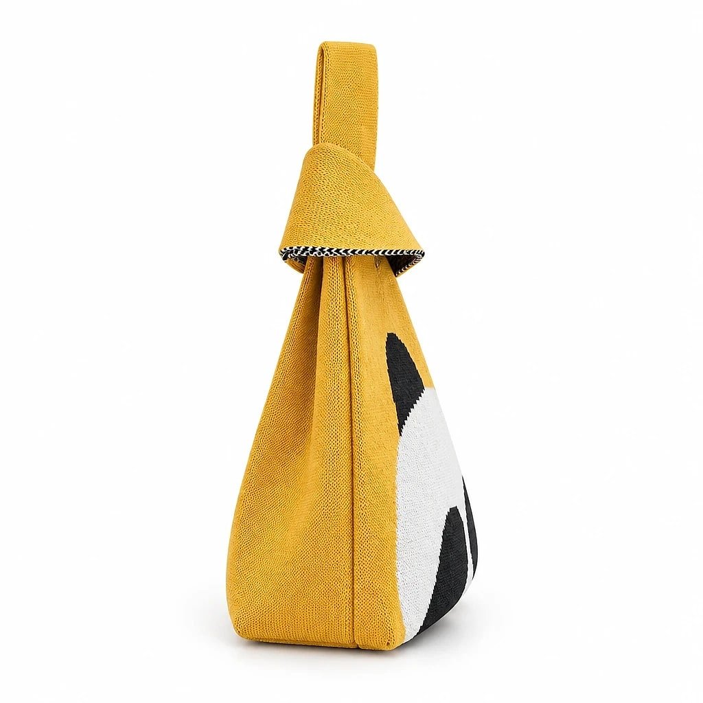 Bolso Tote Punto Amarillo Panda