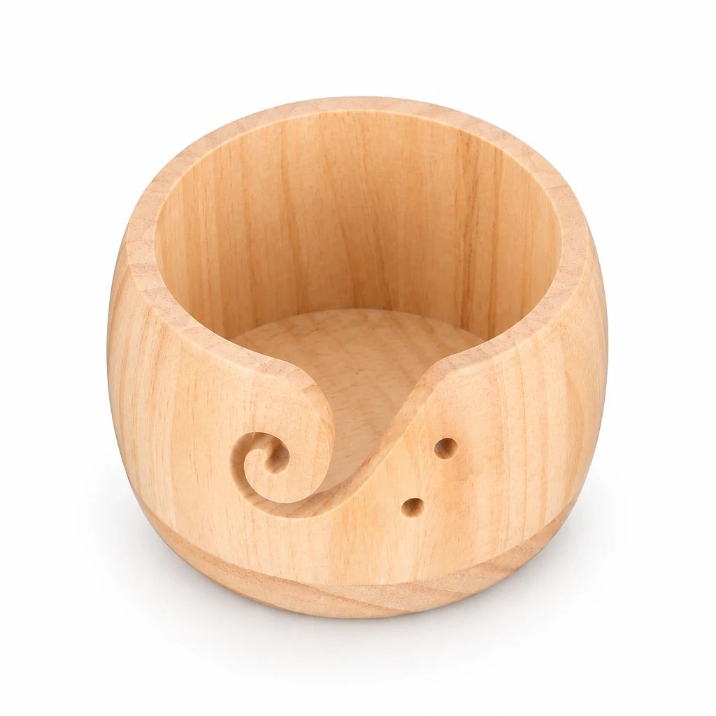 Cuenco para Lana de Madera