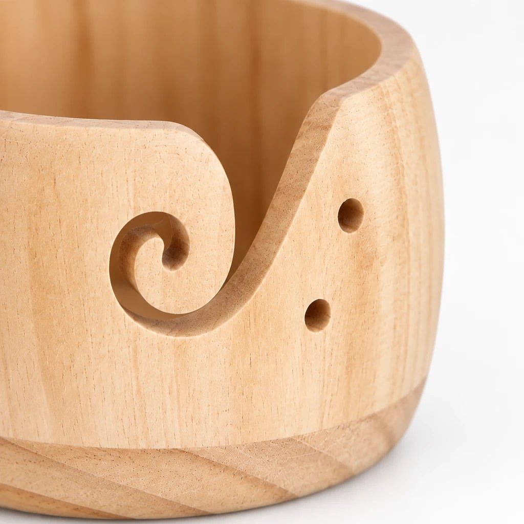 Cuenco para Lana de Madera