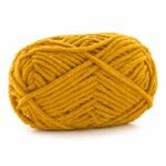 Hilo de chenilla mostaza, 50 g