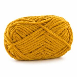 Hilo de chenilla mostaza, 50 g