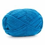 Hilo de chenilla azul, 50 g