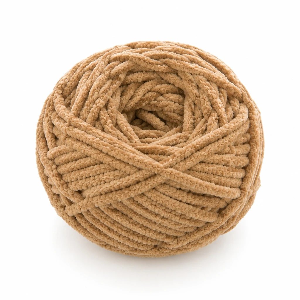 Hilo de Chenilla Camel 50g