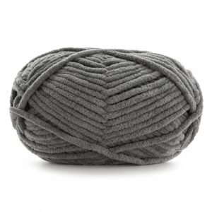 Hilo de chenilla gris, 50 g