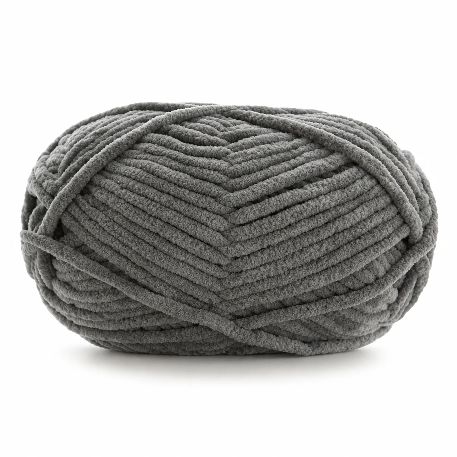 Hilo de chenilla gris, 50 g