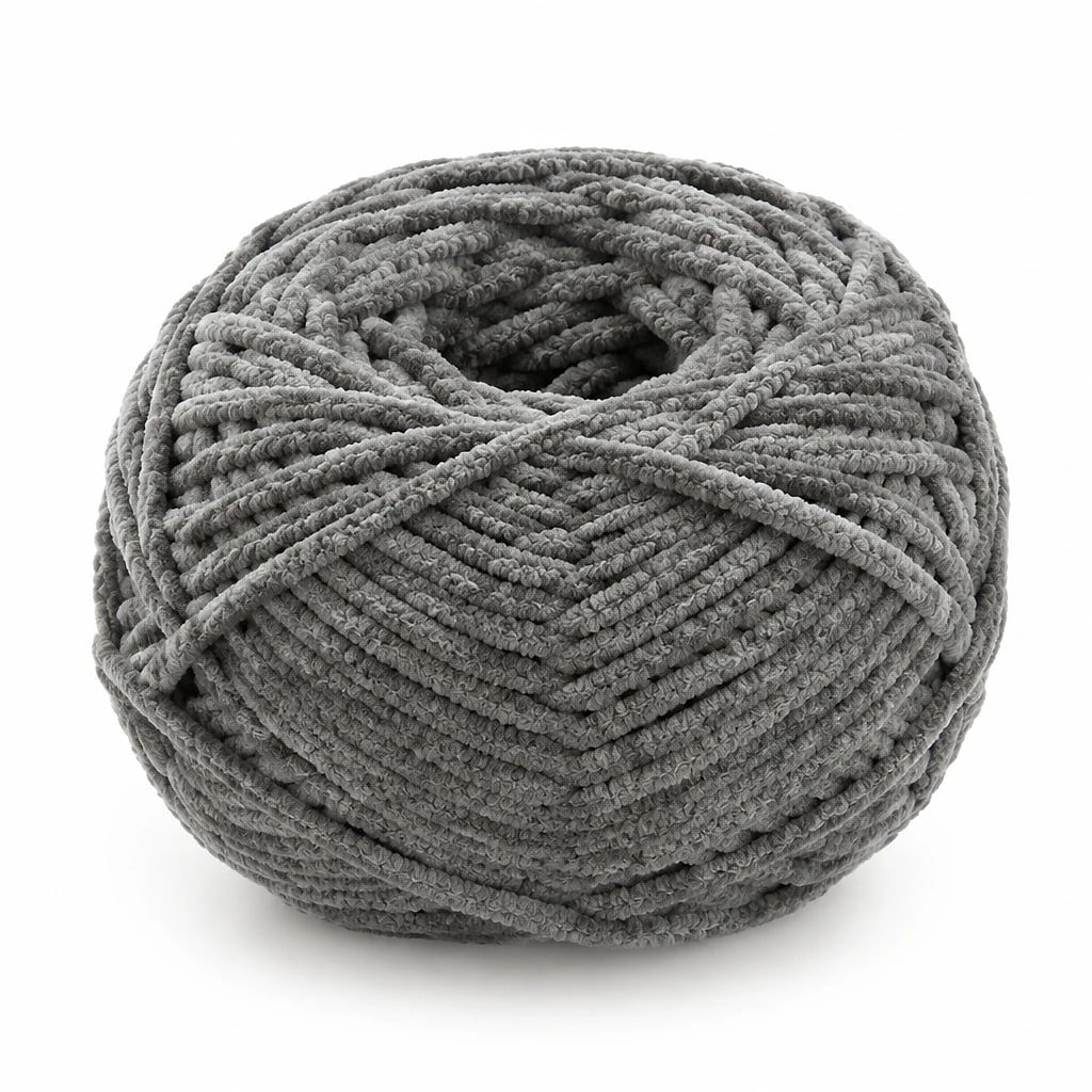 Hilo de Chenilla Gris 50g
