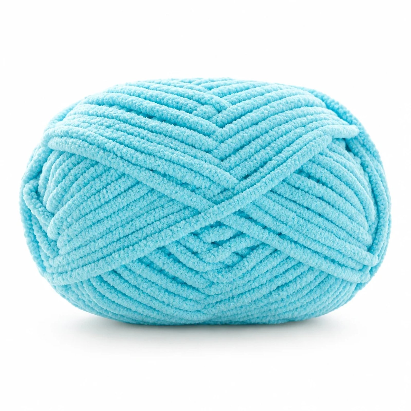 Hilo de chenilla azul turquesa, 50 g