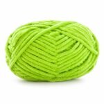 Hilo de chenilla verde pistacho, 50 g