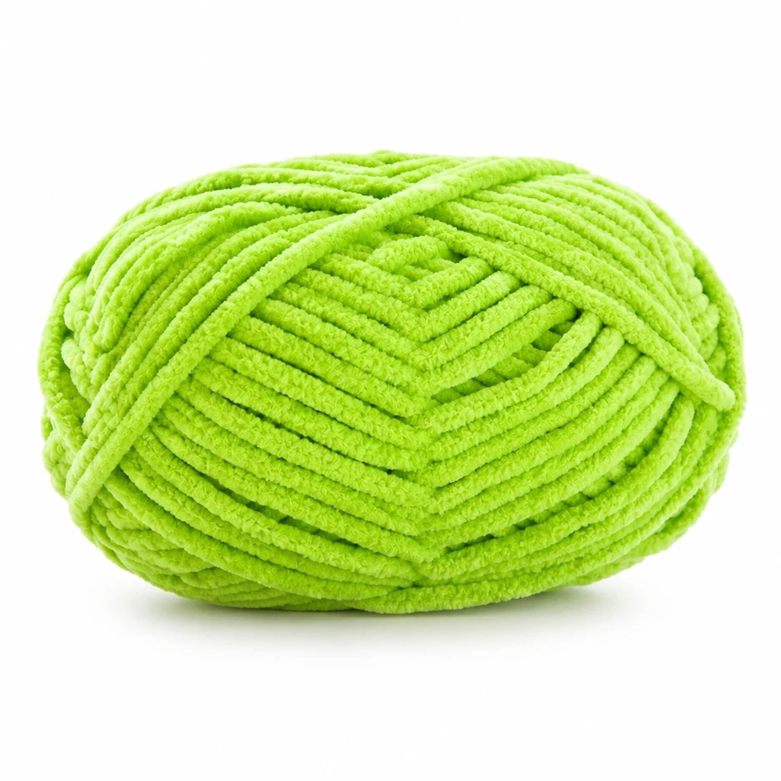 Hilo de chenilla verde pistacho, 50 g