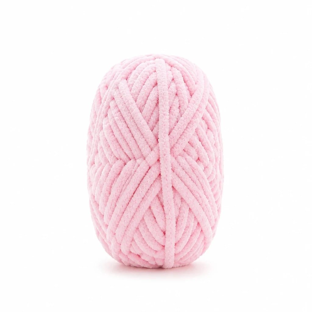 Hilo de Chenilla Rosa