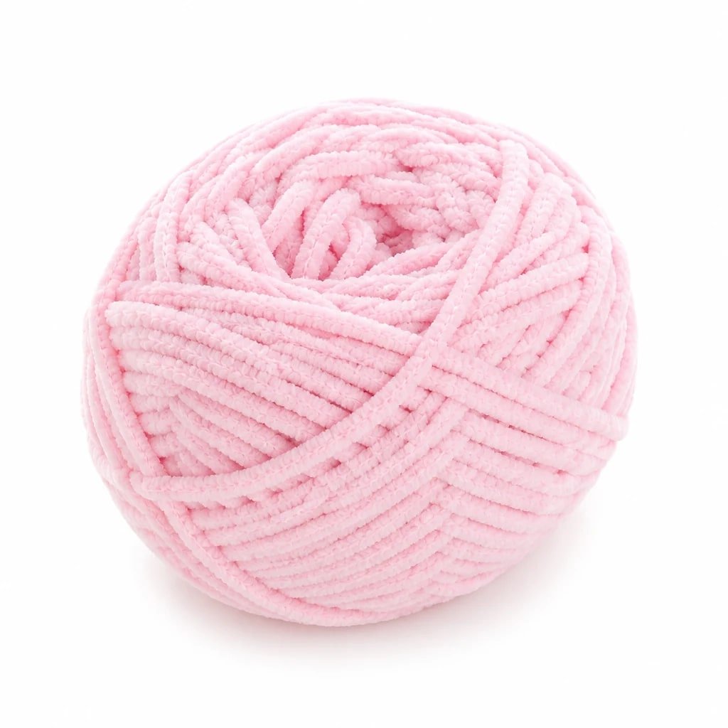 Hilo de Chenilla Rosa