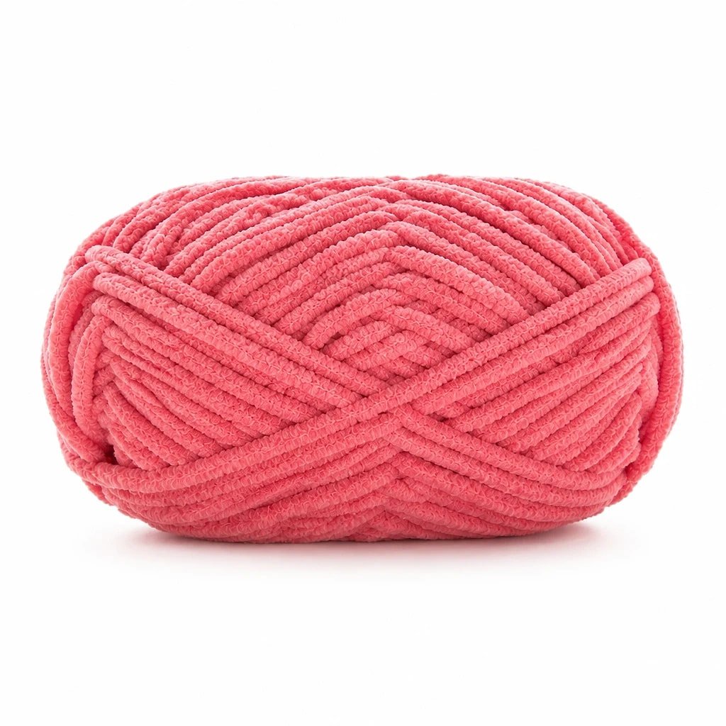 Hilo de Chenilla Rosa 50g