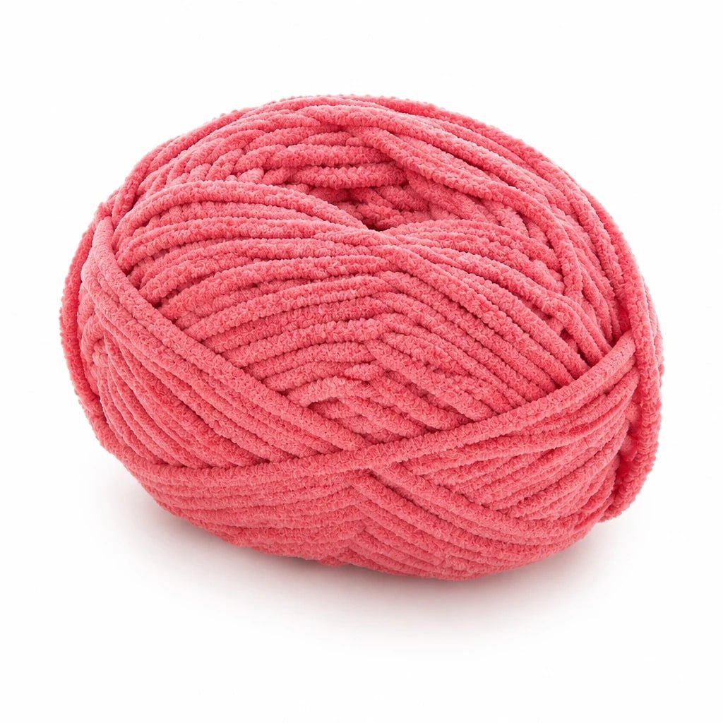Hilo de Chenilla Rosa 50g