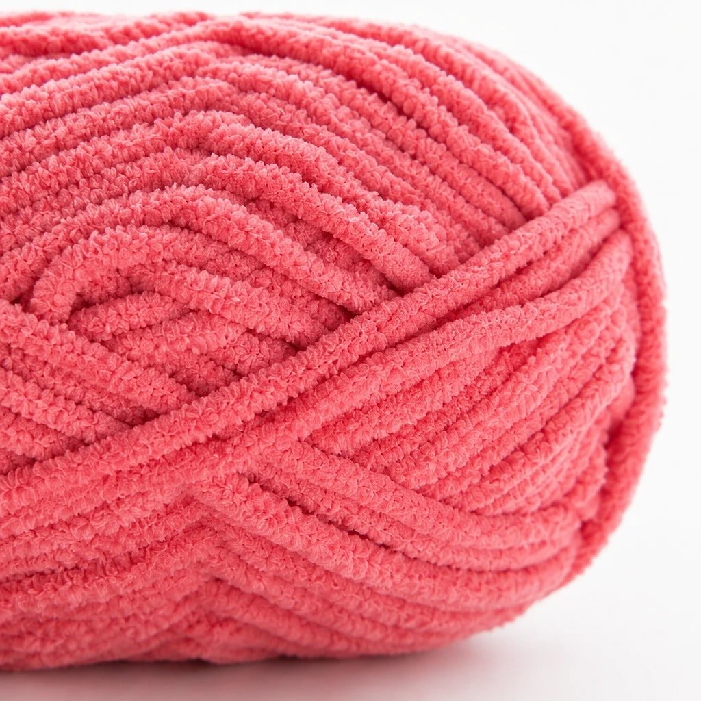 Hilo de Chenilla Rosa 50g