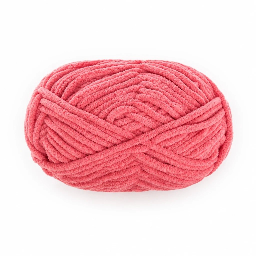 Hilo de Chenilla Rosa 50g