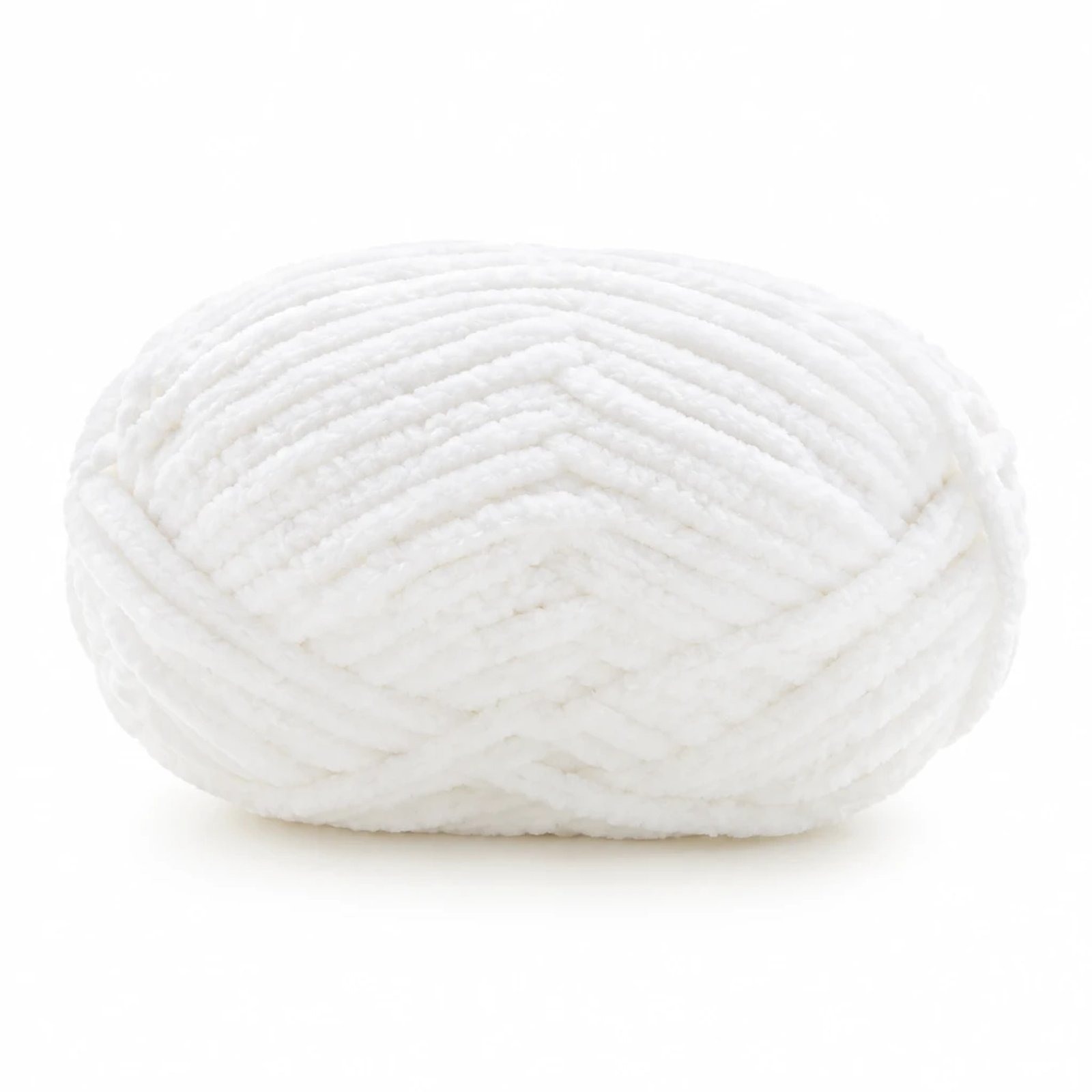 Hilo de chenilla blanco, 50 g